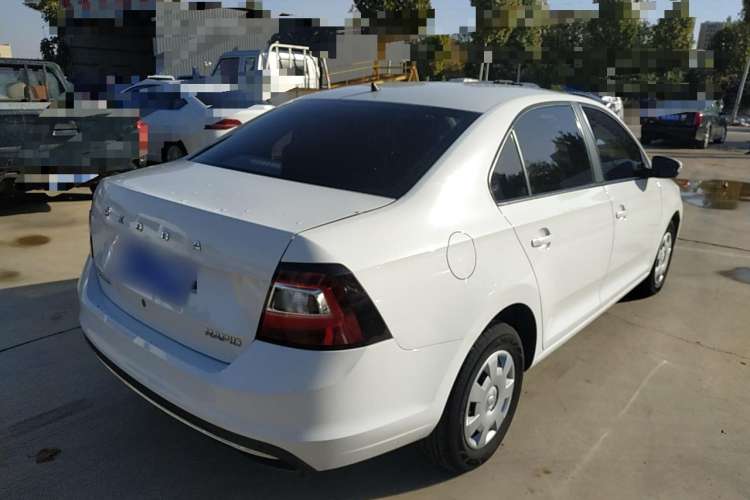 Used Skoda Rapid 2019 Revised Version 1.5L Manual Standard Edition China VI Rear Right 45 Deg