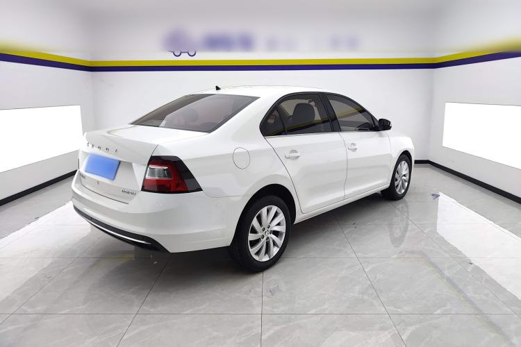 Used Skoda Rapid 2019 1.5L Automatic Comfort Edition China VI Standard Rear Right 45 Deg