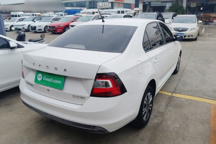 Used Skoda Rapid 2019 1.5L Automatic Standard Edition Rear Right 45 Deg