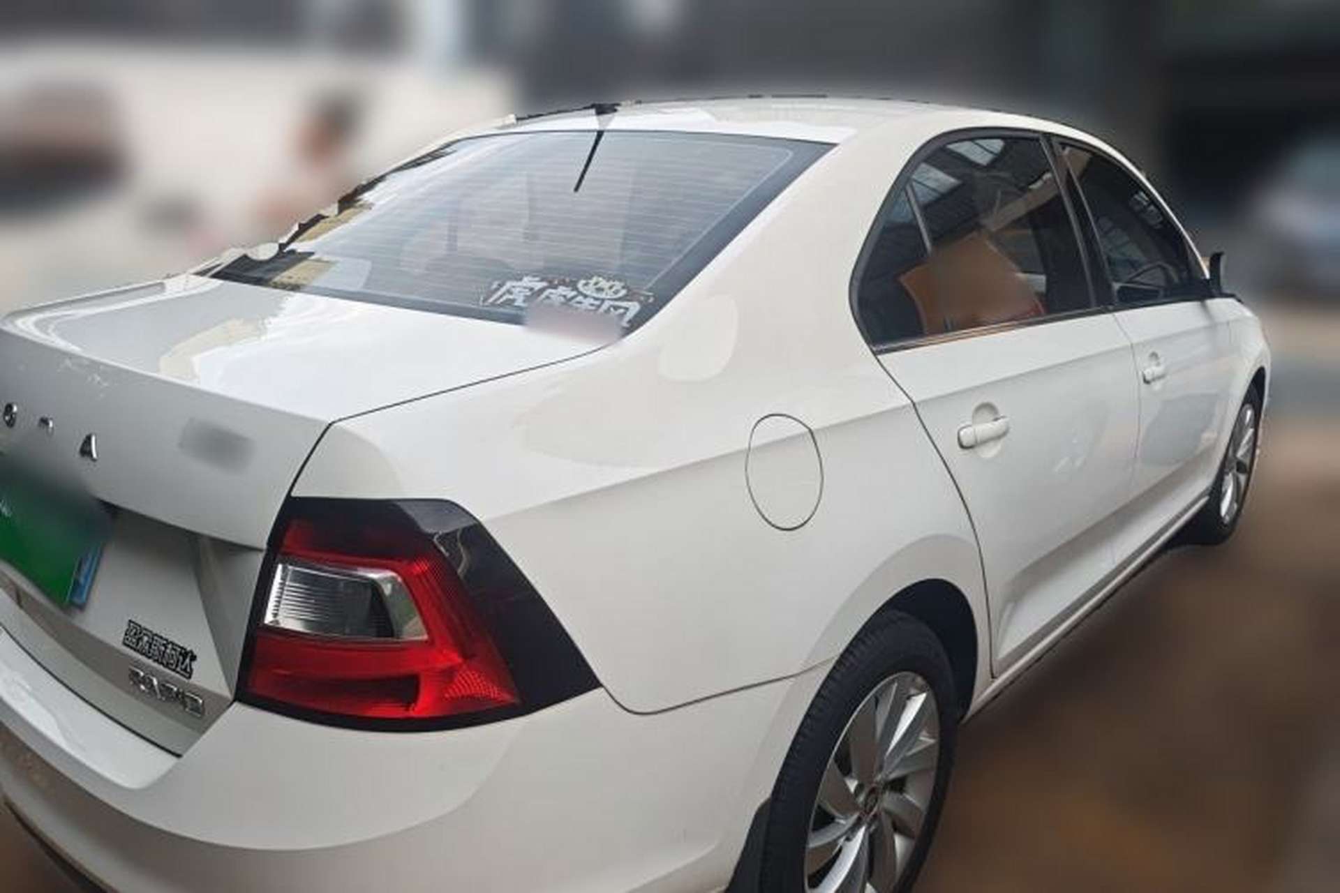 Used Skoda Rapid 2019 1.5L Automatic Comfort Edition China V Standard Rear Right 45 Deg