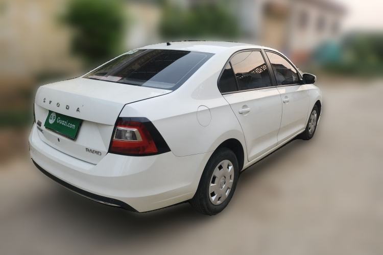 Used Skoda Rapid 2019 Revised Version 1.5L Manual Standard Edition China VI Rear Right 45 Deg