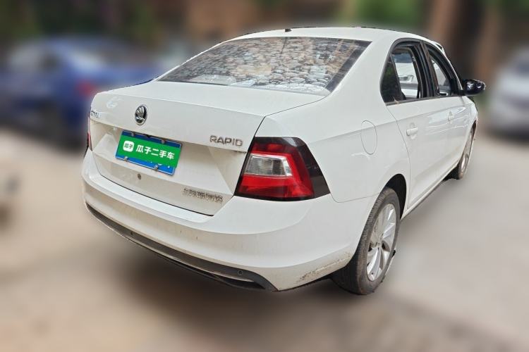 Used Skoda Rapid 2019 1.5L Manual Comfort Edition China VI Standard Rear Right 45 Deg