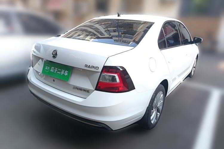 Used Skoda Rapid 2019 1.5L Automatic Comfort Edition China V Standard Rear Right 45 Deg