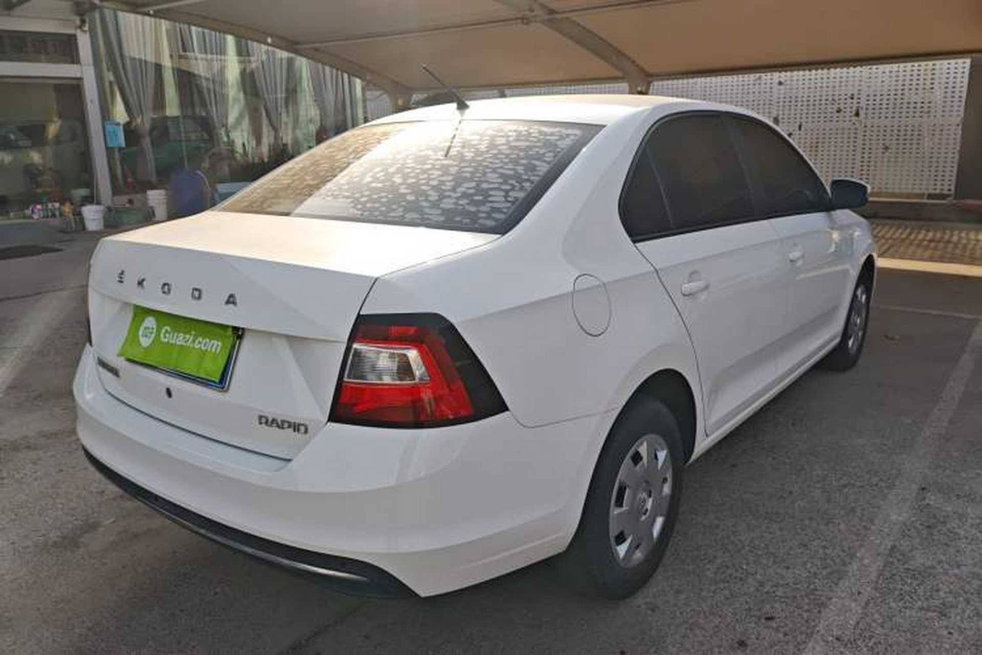 Used Skoda Rapid 2019 Revised Version 1.5L Automatic Standard Edition China VI Rear Right 45 Deg