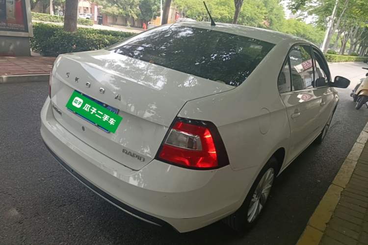 Used Skoda Rapid 2019 1.5L Automatic Comfort Edition China VI Standard Rear Right 45 Deg