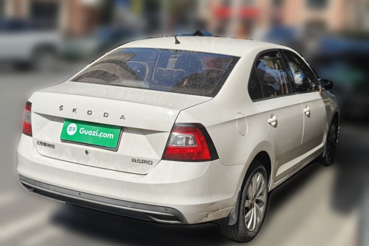 Used Skoda Rapid 2019 1.5L Manual Comfort Edition China VI Standard Rear Right 45 Deg