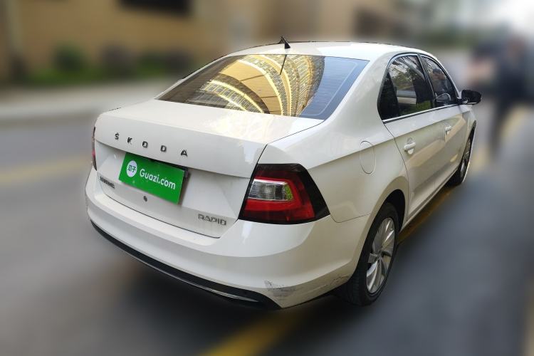 Used Skoda Rapid 2019 1.5L Automatic Comfort Edition China V Standard Rear Right 45 Deg