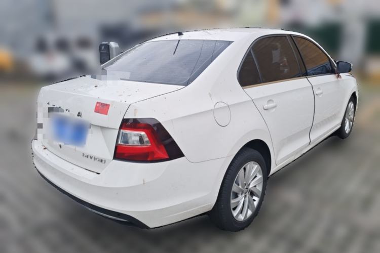 Used Skoda Rapid 2019 1.5L Automatic Comfort Edition China VI Standard Rear Right 45 Deg