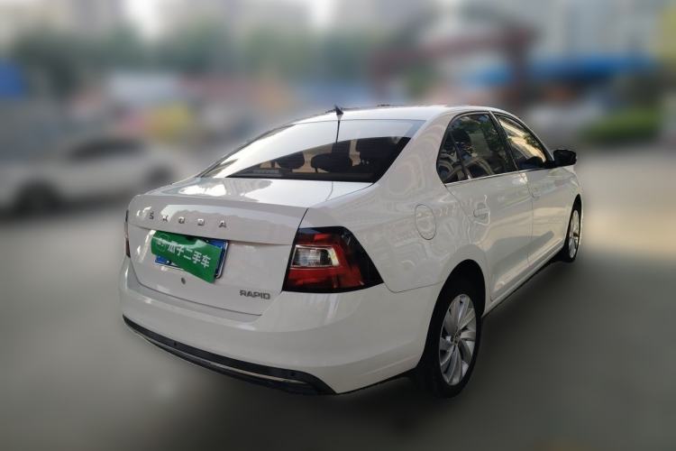 Used Skoda Rapid 2019 1.5L Automatic Comfort Edition China V Standard Rear Right 45 Deg