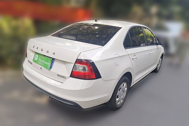 Used Skoda Rapid 2019 Revised Version 1.5L Automatic Standard Edition China VI Rear Right 45 Deg