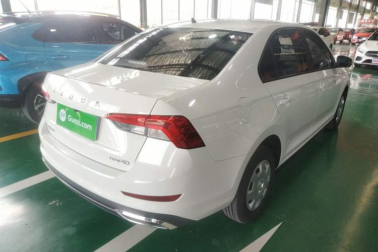 Used Skoda Rapid 2019 Revised Version 1.5L Manual Standard Edition China VI Rear Right 45 Deg