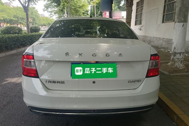 Used Skoda Rapid 2019 1.5L Automatic Comfort Edition China VI Standard Rear