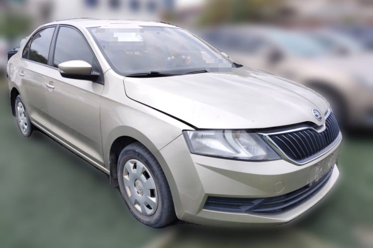 Used Skoda Rapid 2019 1.5L Automatic Standard Edition Front Right 45 Deg
