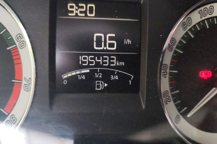 Used Skoda Rapid 2019 1.5L Manual Comfort Edition China V Standard Odometer Close Up