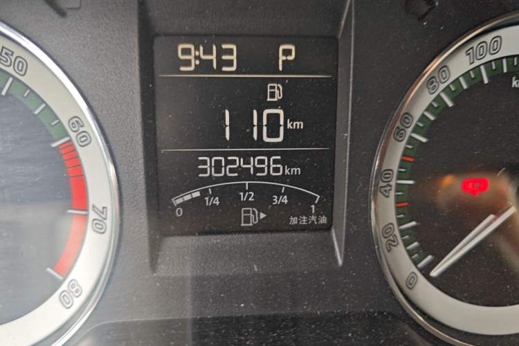 Used Skoda Rapid 2019 1.5L Automatic Comfort Edition China V Standard Odometer Close Up