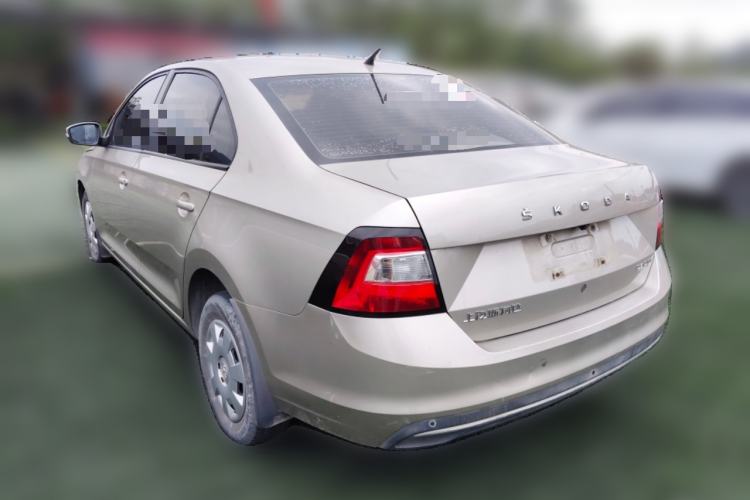 Used Skoda Rapid 2019 1.5L Automatic Standard Edition Rear Left 45 Deg
