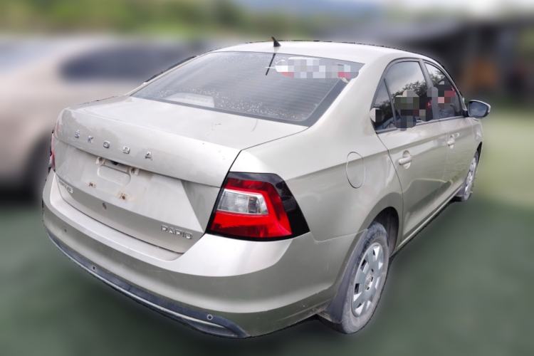 Used Skoda Rapid 2019 1.5L Automatic Standard Edition Rear Right 45 Deg