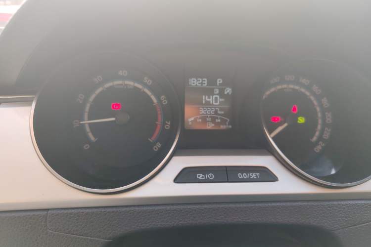 Used Skoda Rapid 2020 1.5L Automatic Comfort Edition Odometer Close Up
