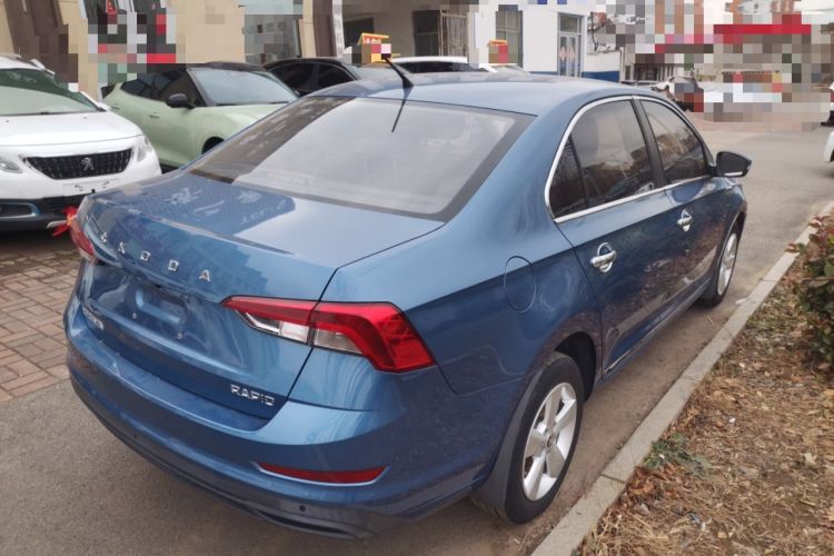 Used Skoda Rapid 2020 1.5L Manual Standard Edition Rear Right 45 Deg