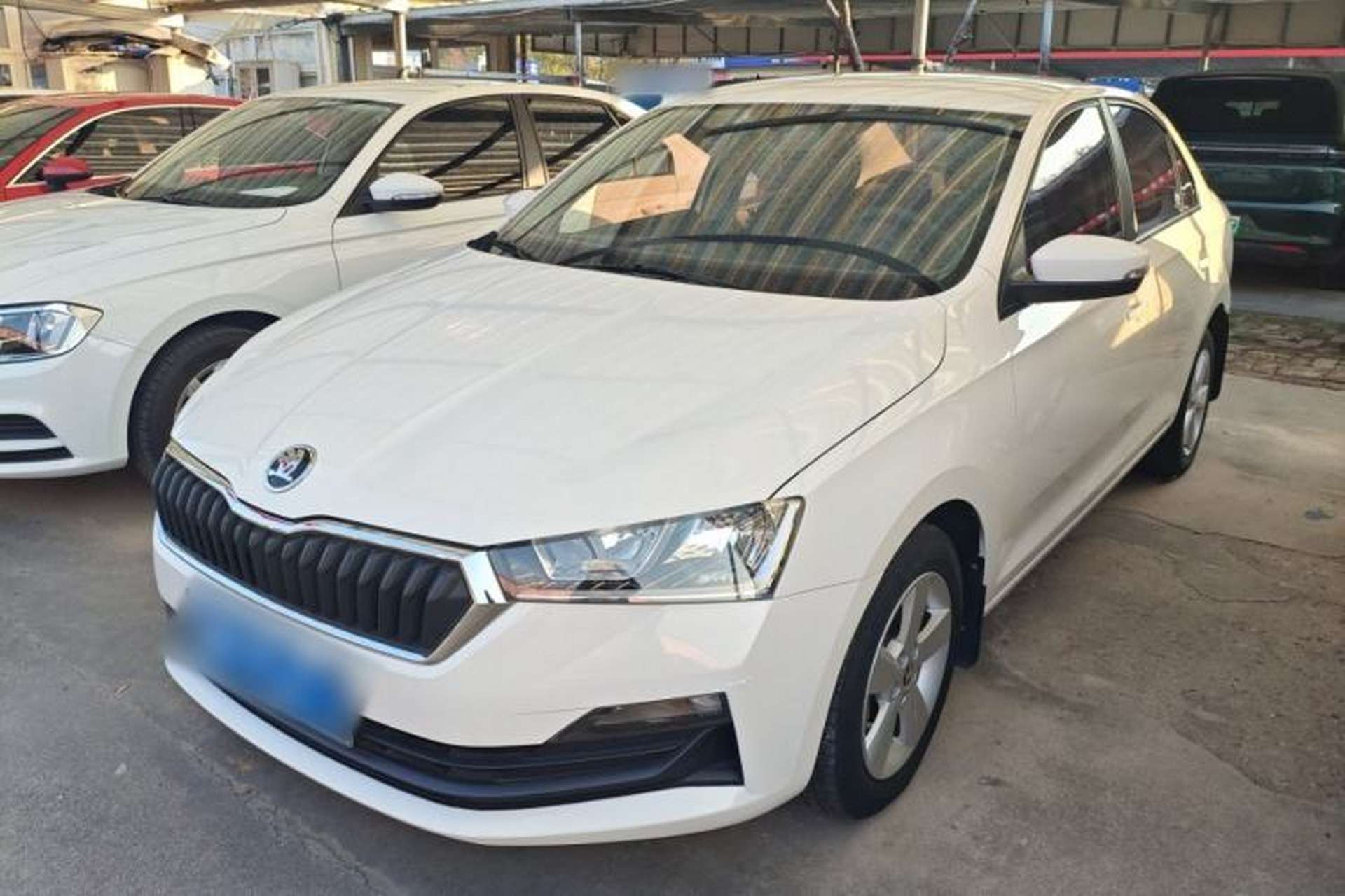 Used Skoda Rapid 2020 1.5L Automatic Standard Edition Front Left 45 Deg