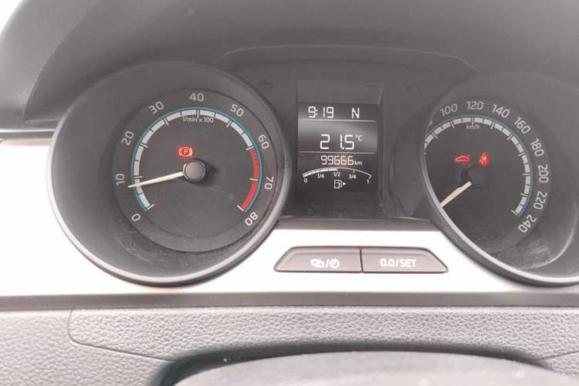 Used Skoda Rapid 2020 1.5L Automatic Standard Edition Odometer Close Up