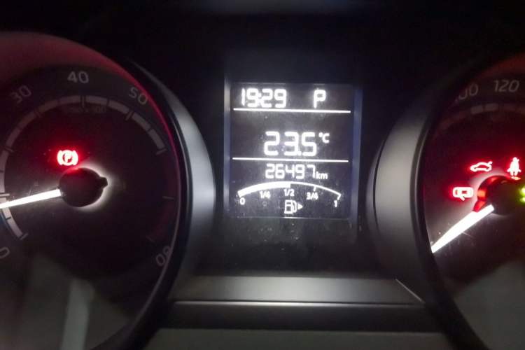 Used Skoda Rapid 2020 1.5L Automatic Standard Edition Odometer Close Up