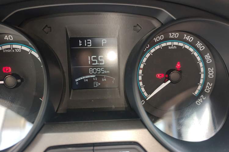 Used Skoda Rapid 2020 1.5L Automatic Standard Edition Odometer Close Up