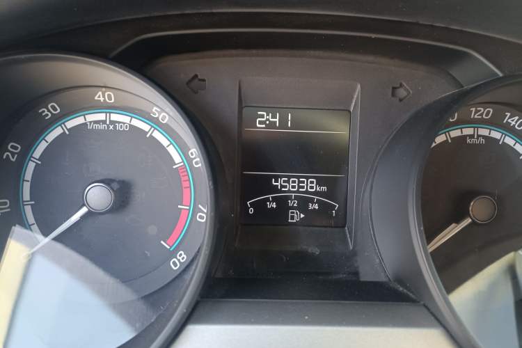 Used Skoda Rapid 2020 1.5L Automatic Standard Edition Odometer Close Up