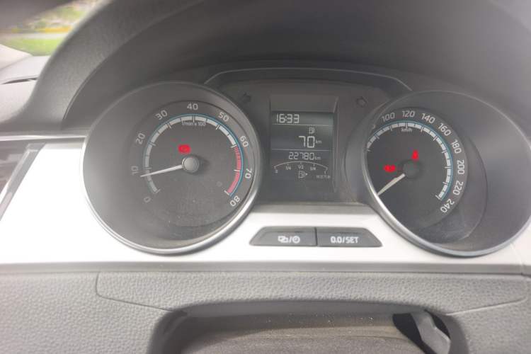 Used Skoda Rapid 2020 1.5L Manual Comfort Edition Odometer Close Up
