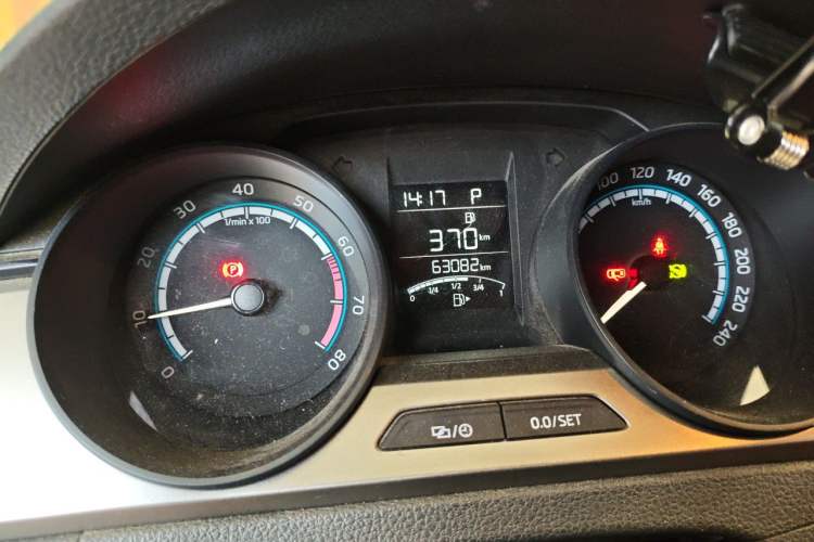 Used Skoda Rapid 2020 1.5L Automatic Standard Edition Odometer Close Up