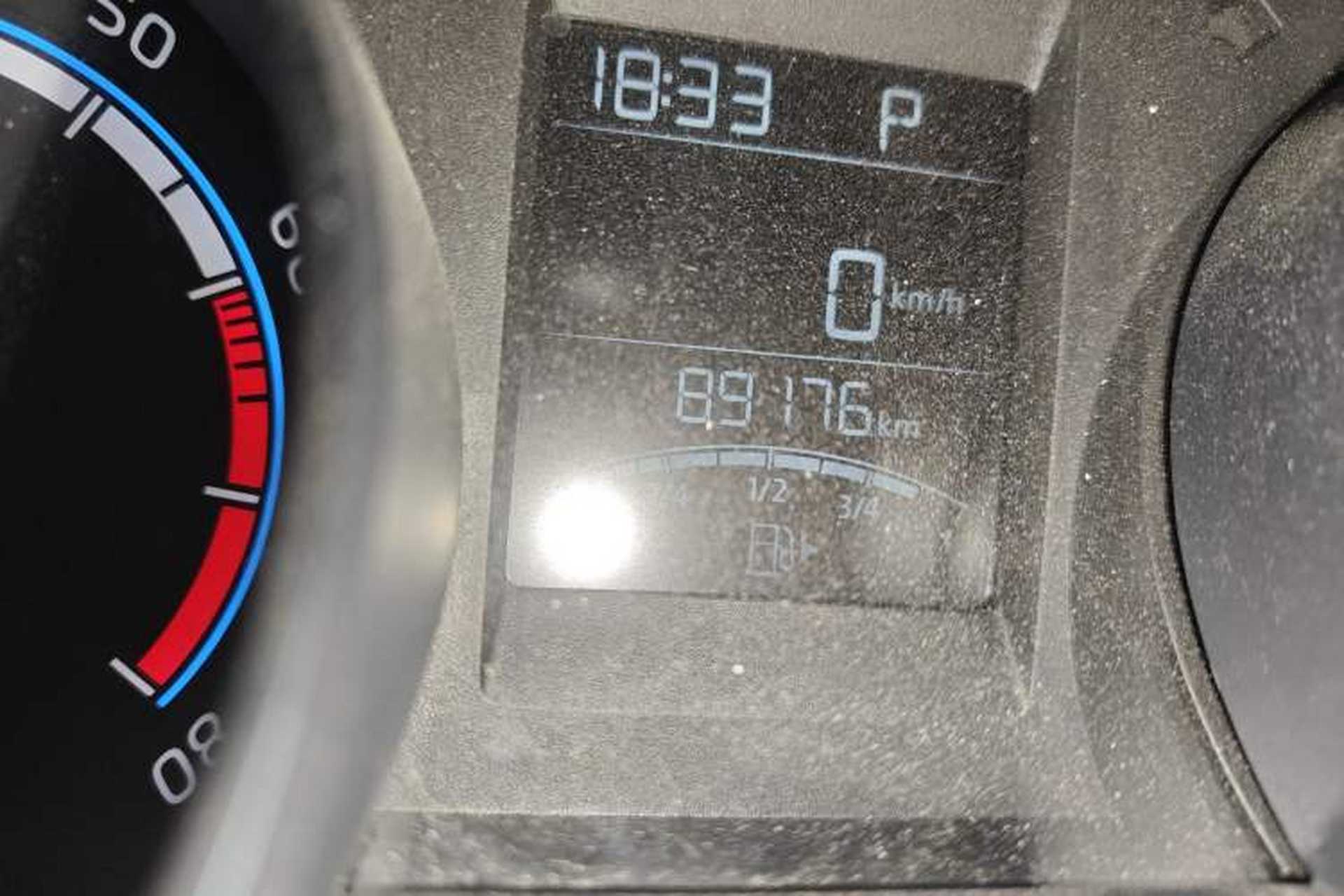 Used Skoda Rapid 2020 1.5L Automatic Comfort Edition Odometer Close Up