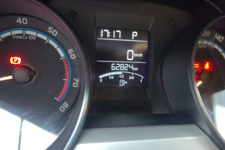 Used Skoda Rapid 2020 1.5L Automatic Comfort Edition Odometer Close Up