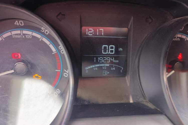 Used Skoda Rapid 2020 1.5L Manual Comfort Edition Odometer Close Up