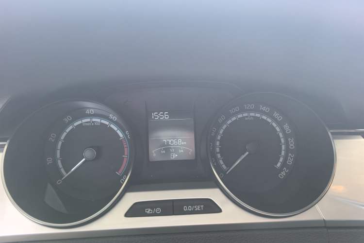 Used Skoda Rapid 2020 1.5L Automatic Comfort Edition Odometer Close Up