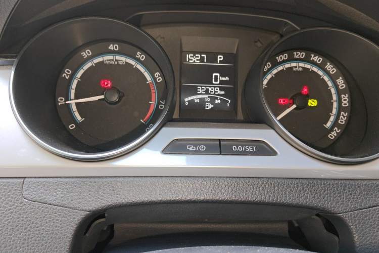 Used Skoda Rapid 2020 1.5L Automatic Comfort Edition Odometer Close Up