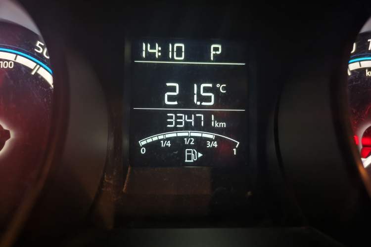 Used Skoda Rapid 2020 1.5L Automatic Comfort Edition Odometer Close Up