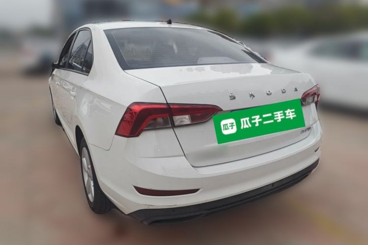 Used Skoda Rapid 2020 1.5L Automatic Standard Edition Rear Left 45 Deg