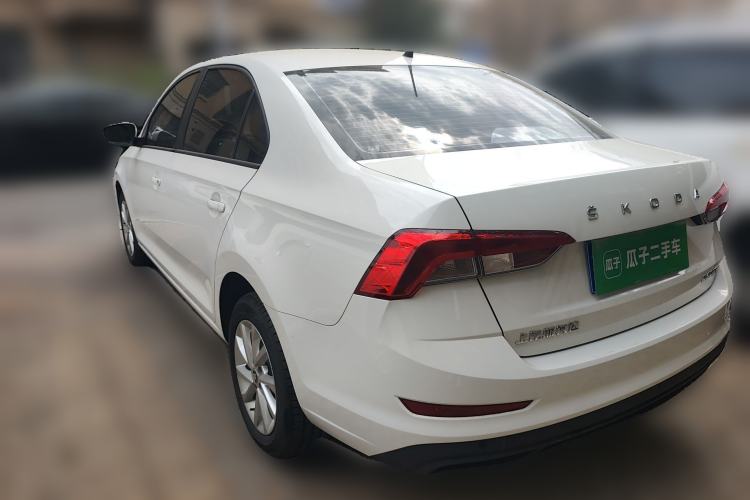 Used Skoda Rapid 2020 1.5L Automatic Standard Edition Rear Left 45 Deg