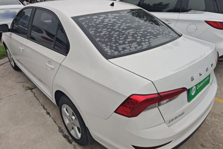Used Skoda Rapid 2020 1.5L Automatic Standard Edition Rear Left 45 Deg