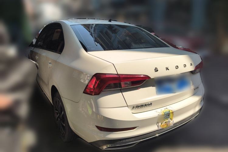 Used Skoda Rapid 2020 1.5L Automatic Comfort Edition Rear Left 45 Deg