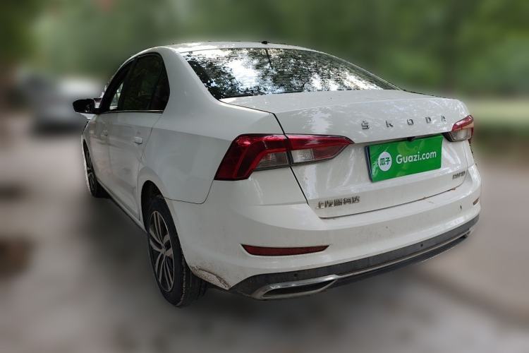 Used Skoda Rapid 2020 1.5L Automatic Comfort Edition Rear Left 45 Deg