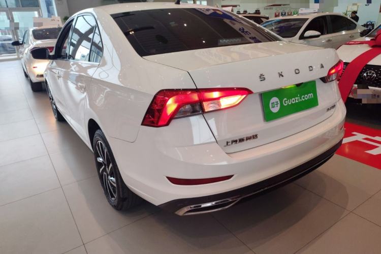 Used Skoda Rapid 2020 1.5L Automatic Comfort Edition Rear Left 45 Deg