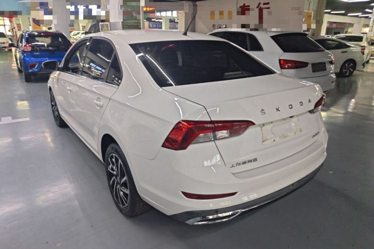 Used Skoda Rapid 2020 1.5L Automatic Comfort Edition Rear Left 45 Deg