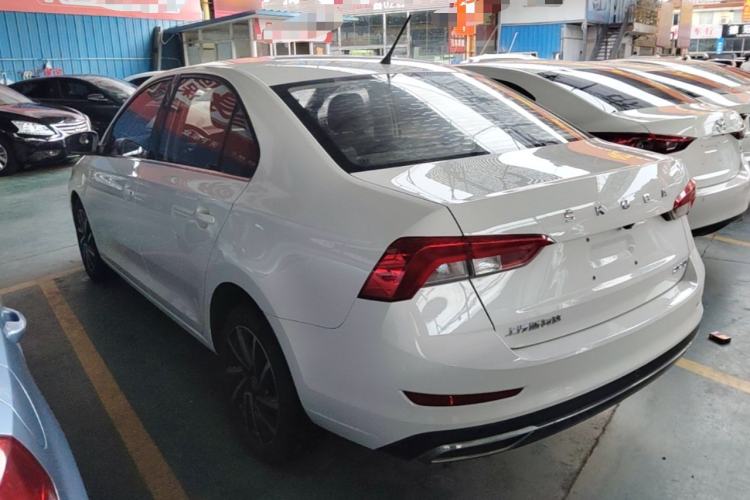Used Skoda Rapid 2020 1.5L Automatic Comfort Edition Rear Left 45 Deg