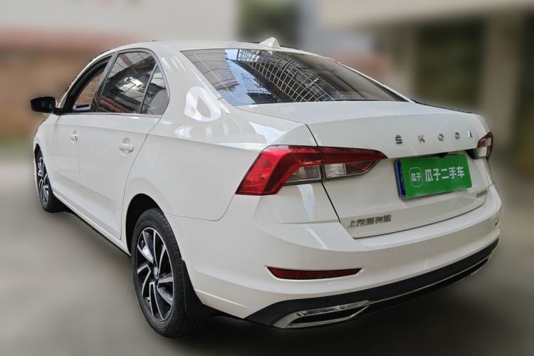 Used Skoda Rapid 2020 1.5L Automatic Comfort Edition Rear Left 45 Deg