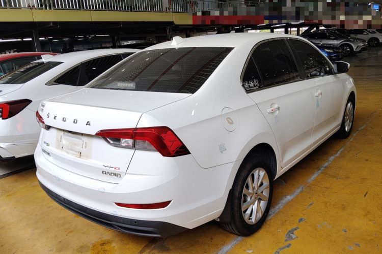 Used Skoda Rapid 2020 1.5L Automatic Standard Edition Rear Right 45 Deg