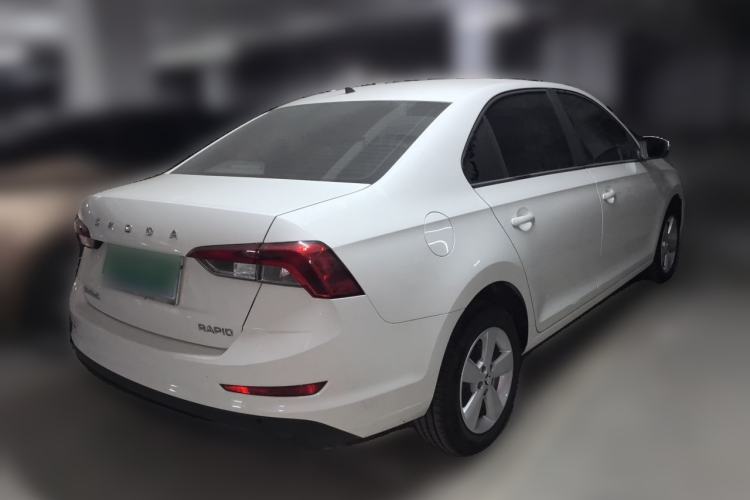 Used Skoda Rapid 2020 1.5L Automatic Standard Edition Rear Right 45 Deg