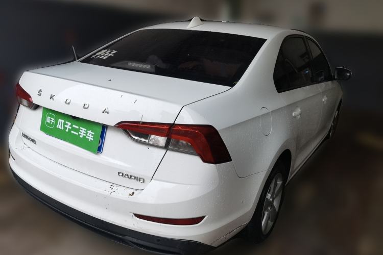 Used Skoda Rapid 2020 1.5L Automatic Standard Edition Rear Right 45 Deg