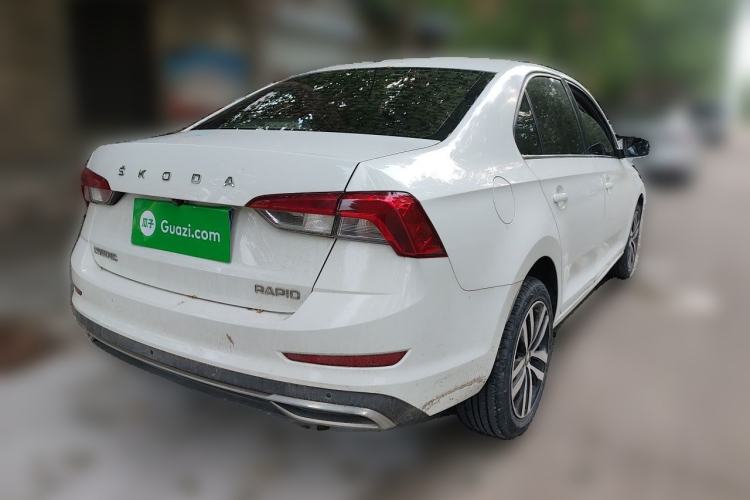 Used Skoda Rapid 2020 1.5L Automatic Comfort Edition Rear Right 45 Deg