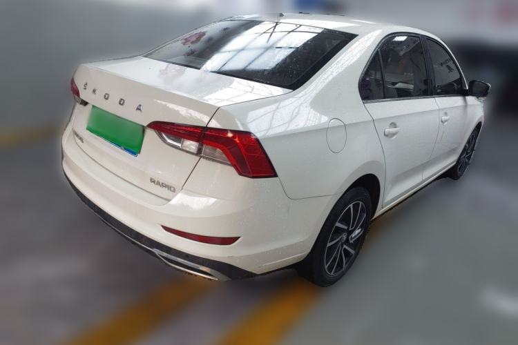 Used Skoda Rapid 2020 1.5L Automatic Comfort Edition Rear Right 45 Deg
